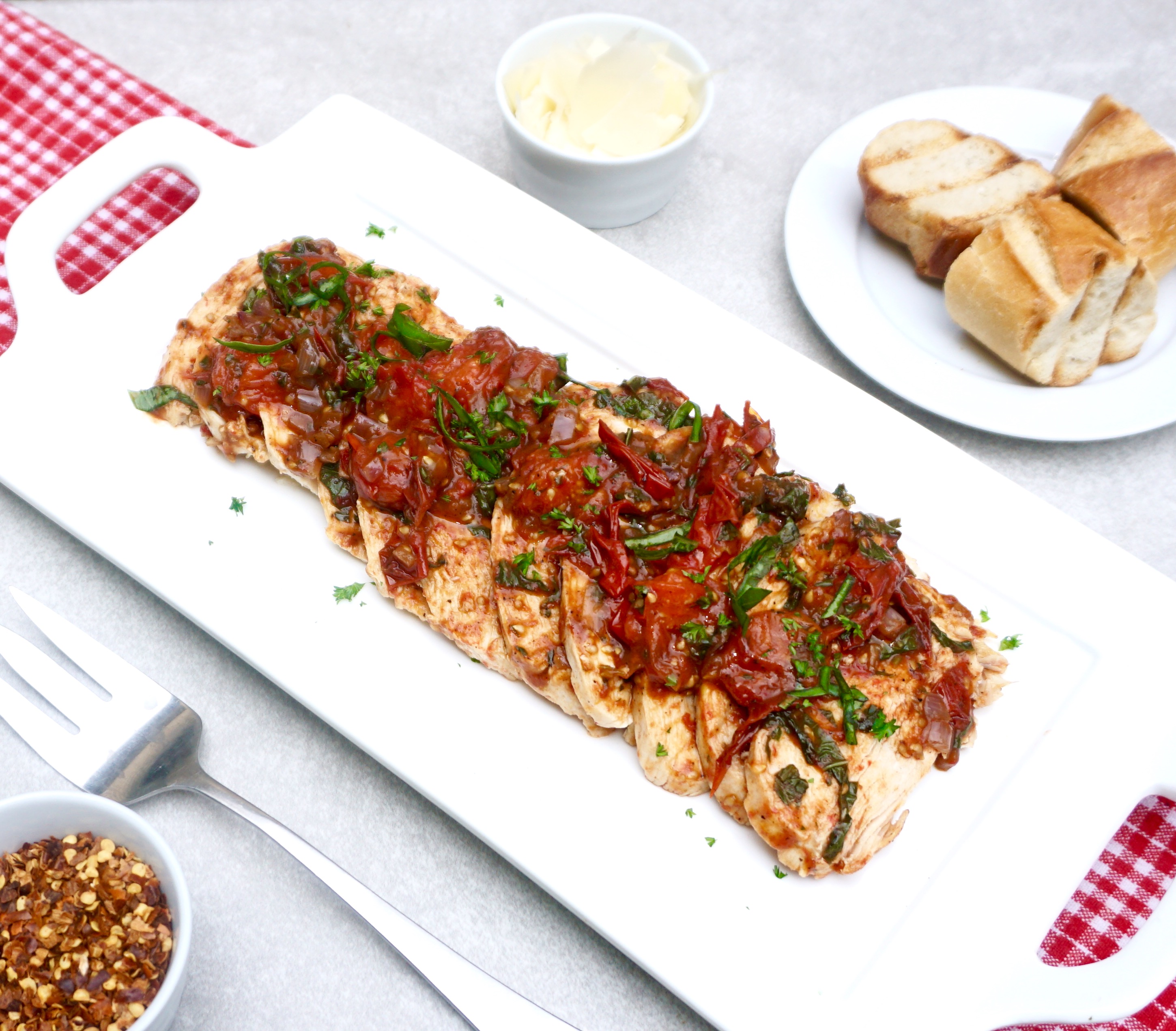 Roasted Tomato Herb Chicken AnotherTablespoon