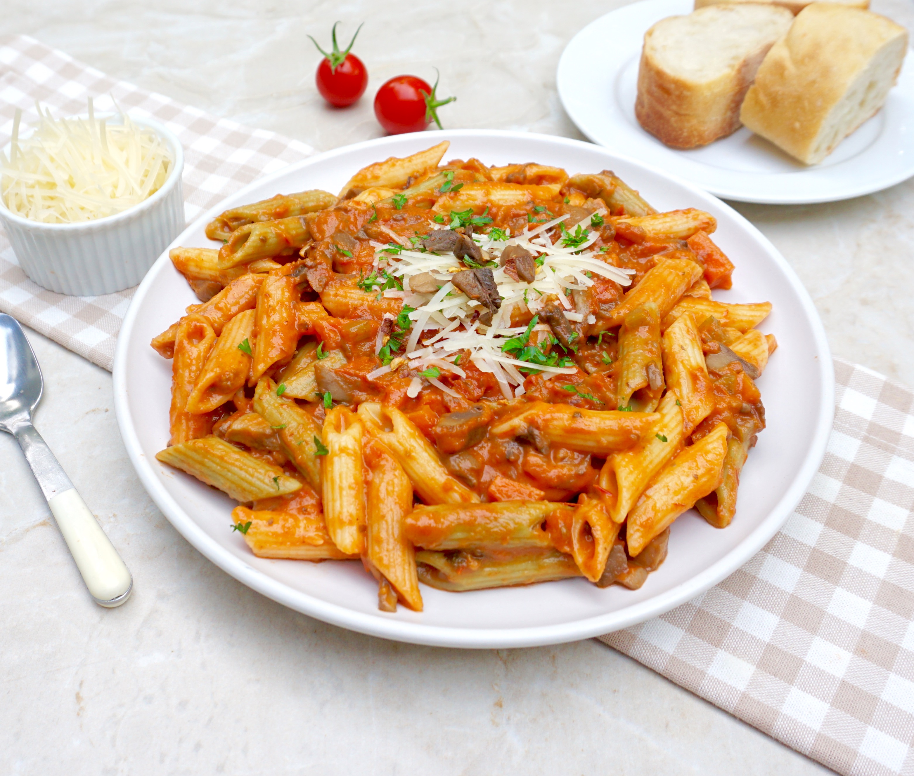 Mushroom Bolognese is a vegetarian twist on the classic sauce.