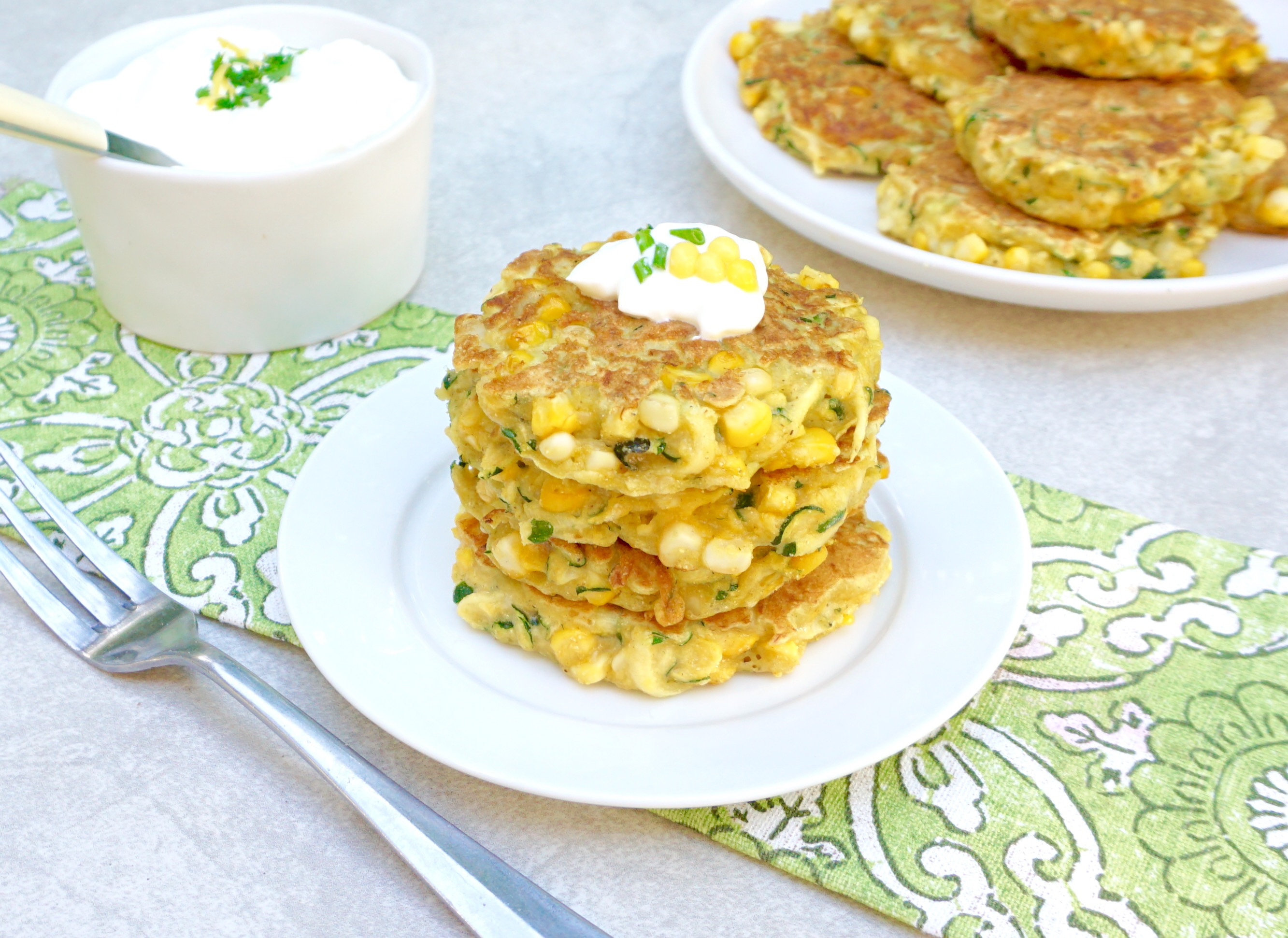Easy to Make Healthy Zucchini Corn Fritters Recipe