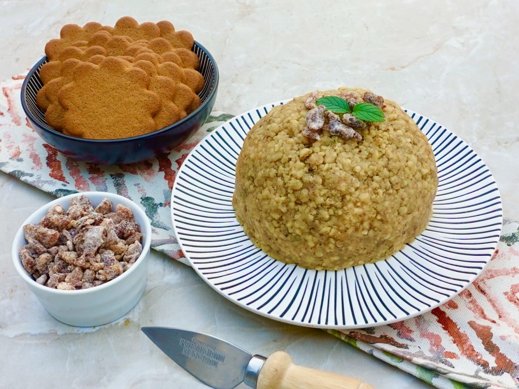 Date Nut Ball is a festive, slightly sweet cheese ball for the holidays.
