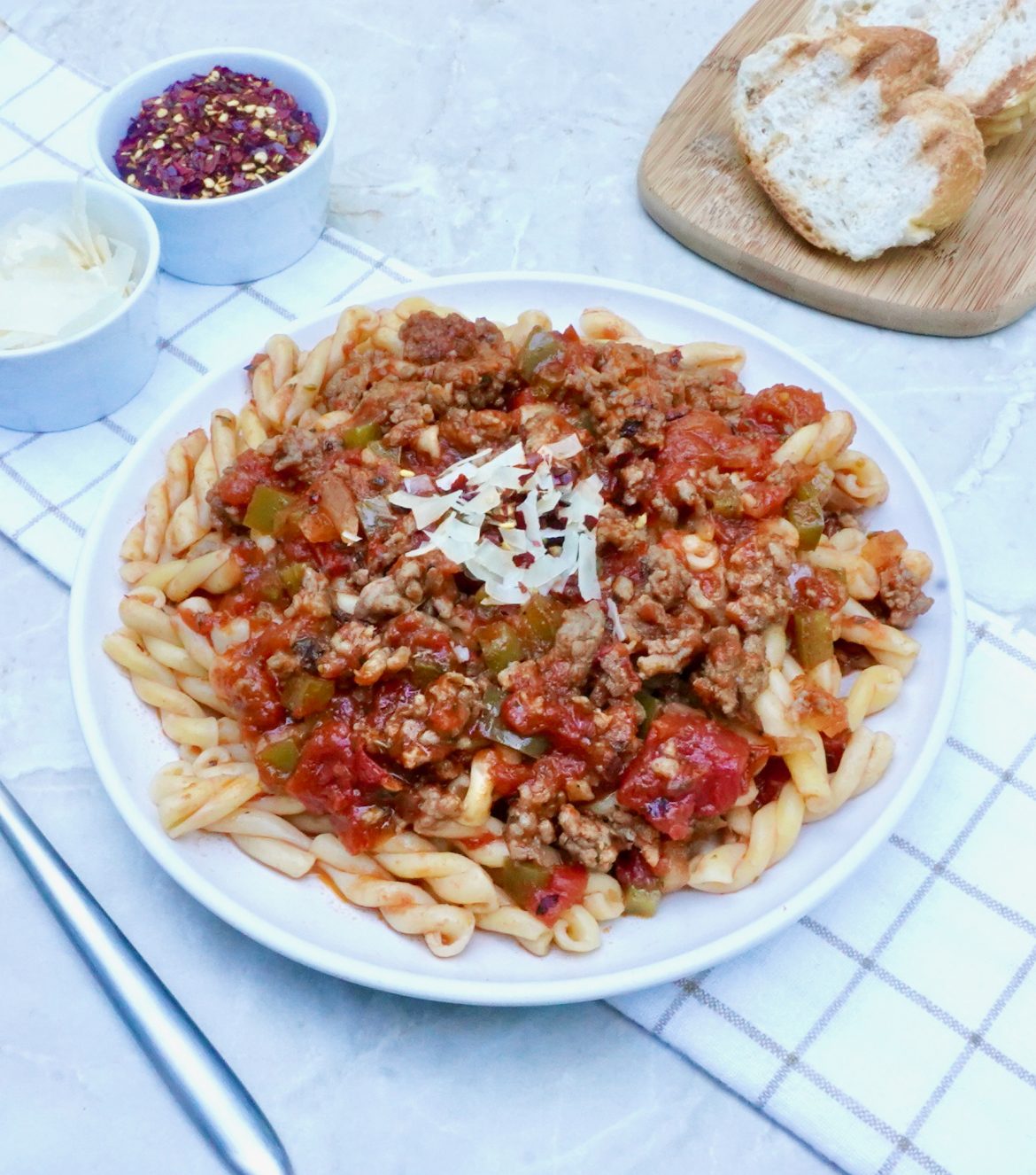 Easy to Make Italian Sausage Cacciatore Pasta Recipe