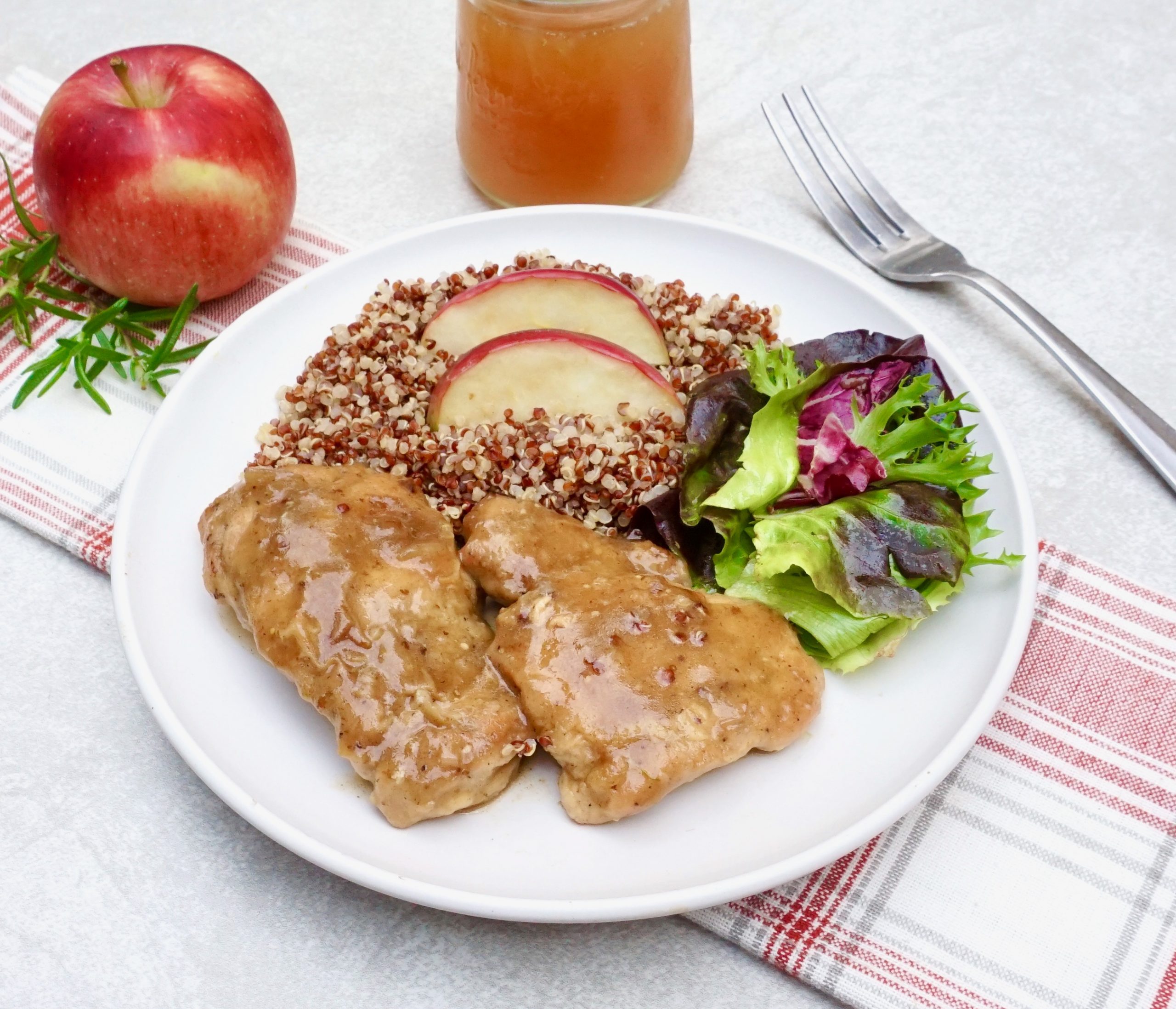 Apple Cider Chicken Thighs » Kanole