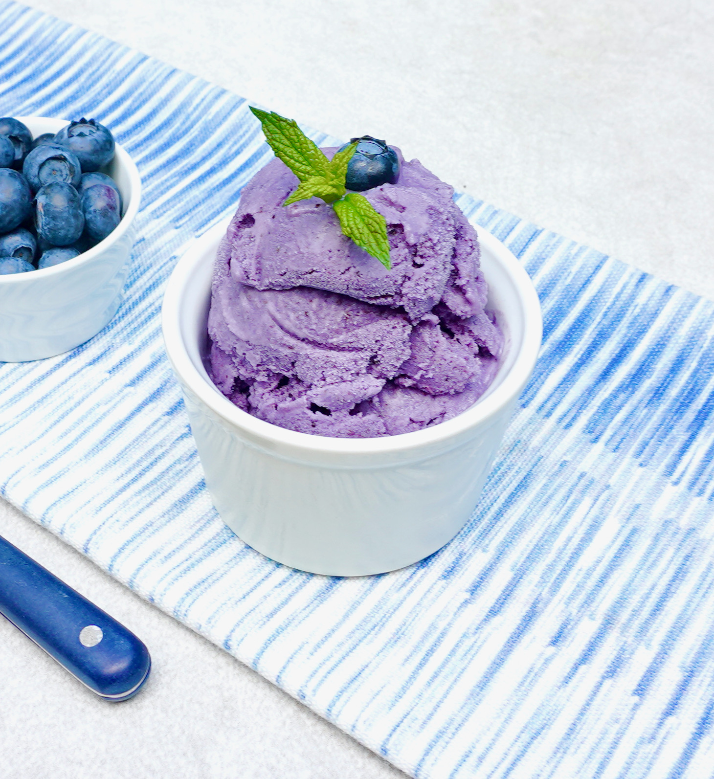 Homemade Blueberry Gelato Is An Easy,Refreshing Summer Dessert