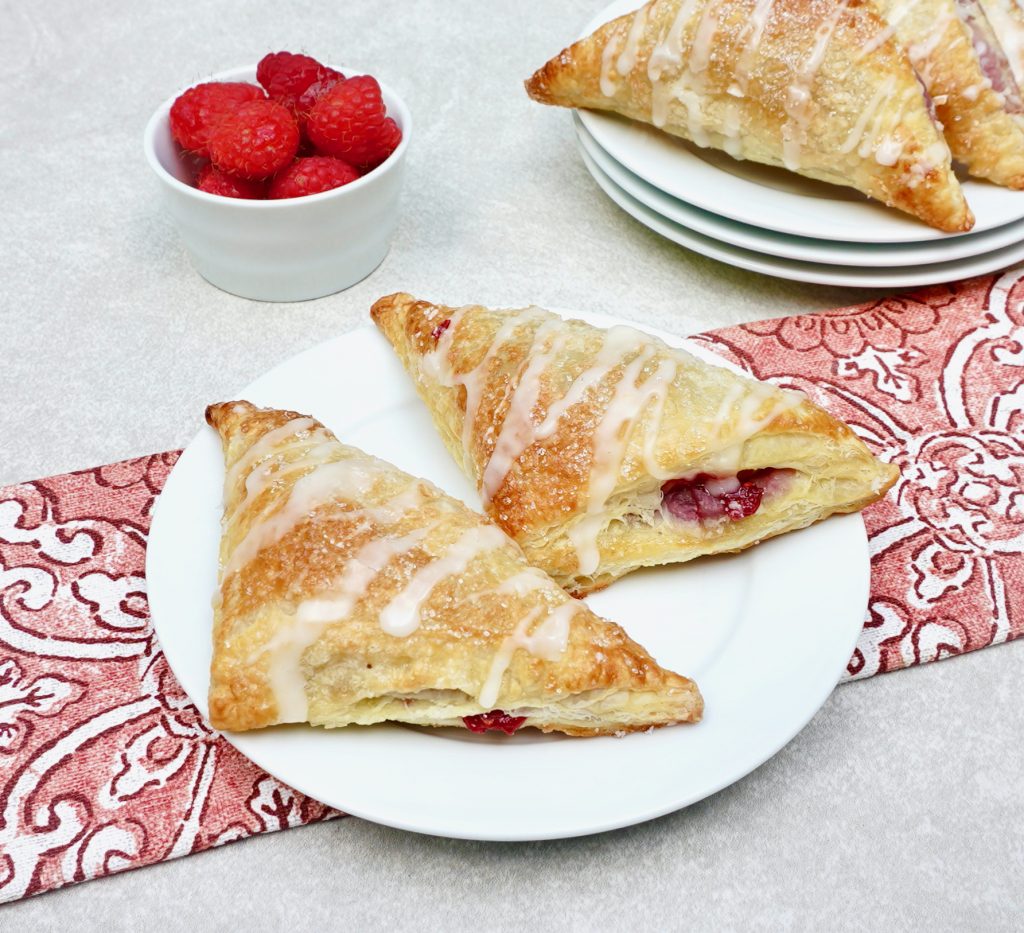 Easy Raspberry Turnovers with Puff Pastry Recipe