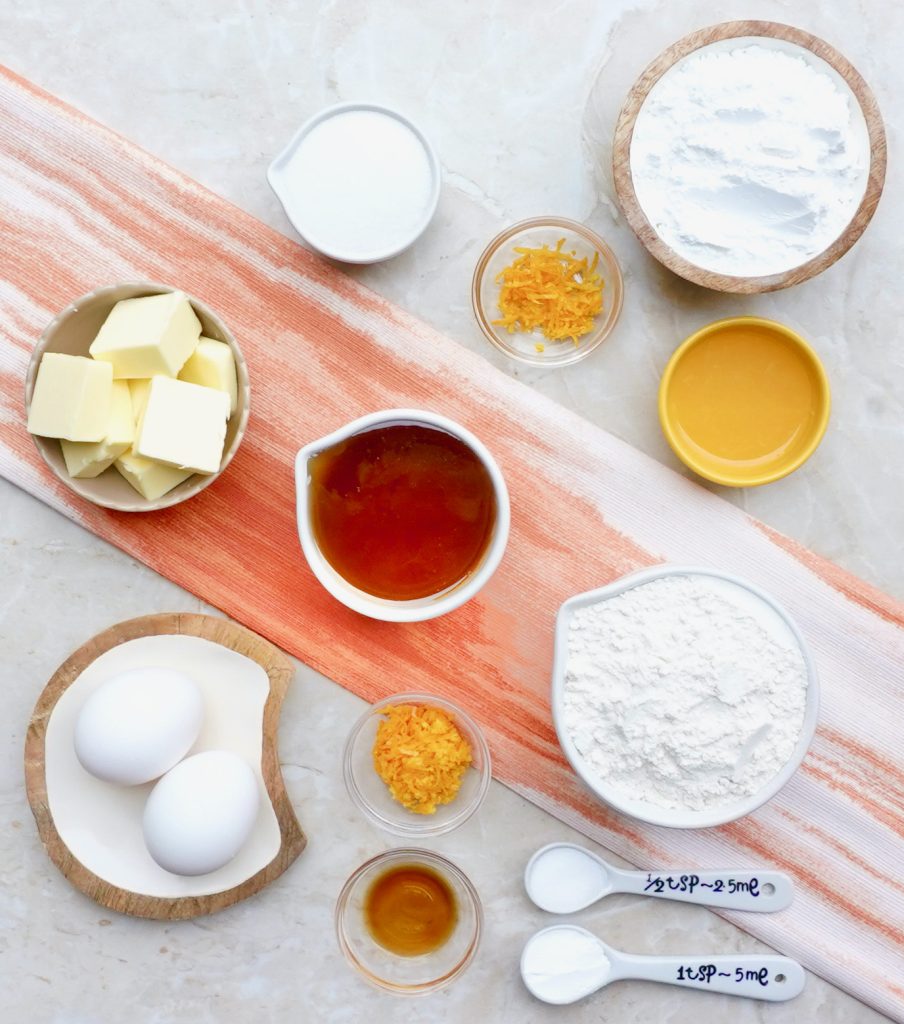 Orange Blossom Honey Madeleines Mini Cakes Recipe