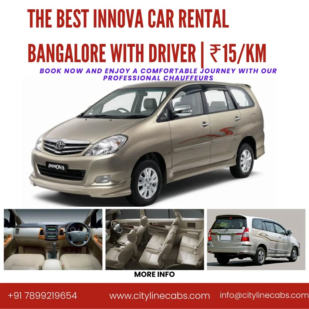The Best Innova Car Rental Bangalore With Driver ₹15/km