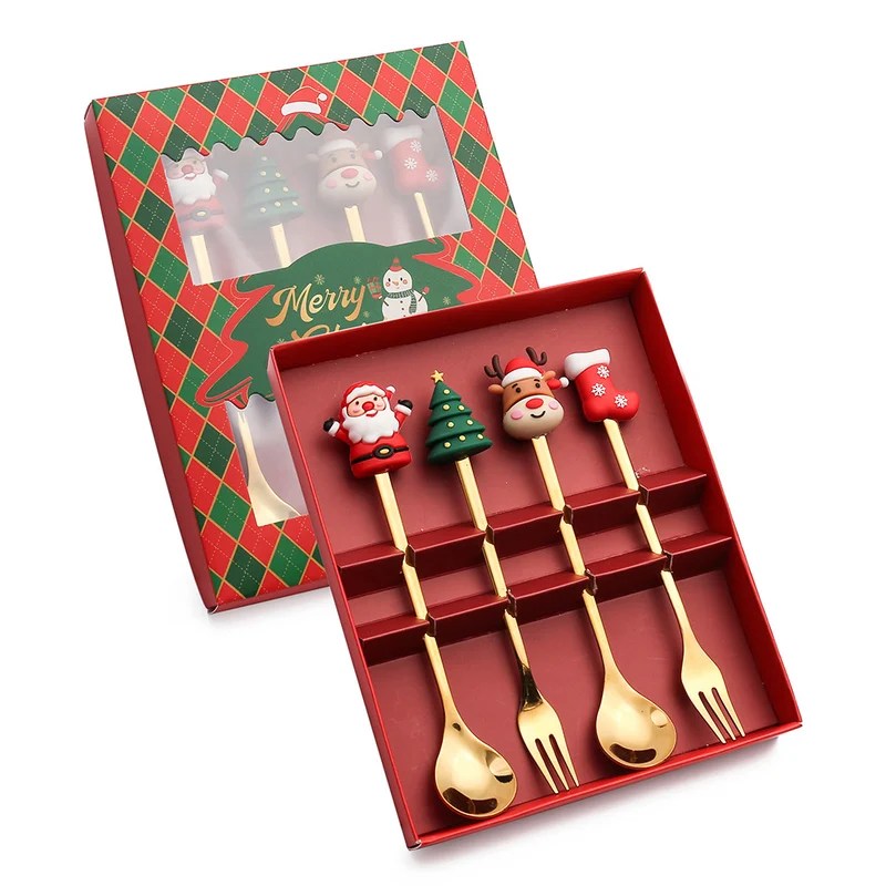 Christmas Cutlery SetEnhance Your Holiday Dining anrdre