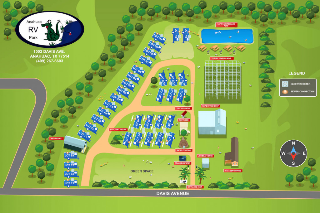 Anahuac RV Park To Anahuac