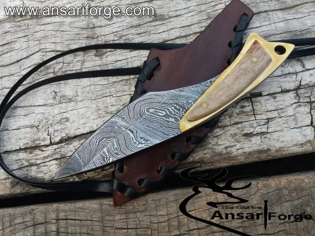 Handmade Damascus steel Everyday carry knife 6.0″ inches long