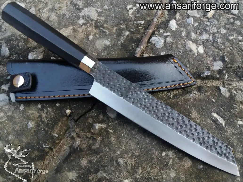 Handmade Damascus steel chef knife stet 5 pieces outdoor BBQ kitchen