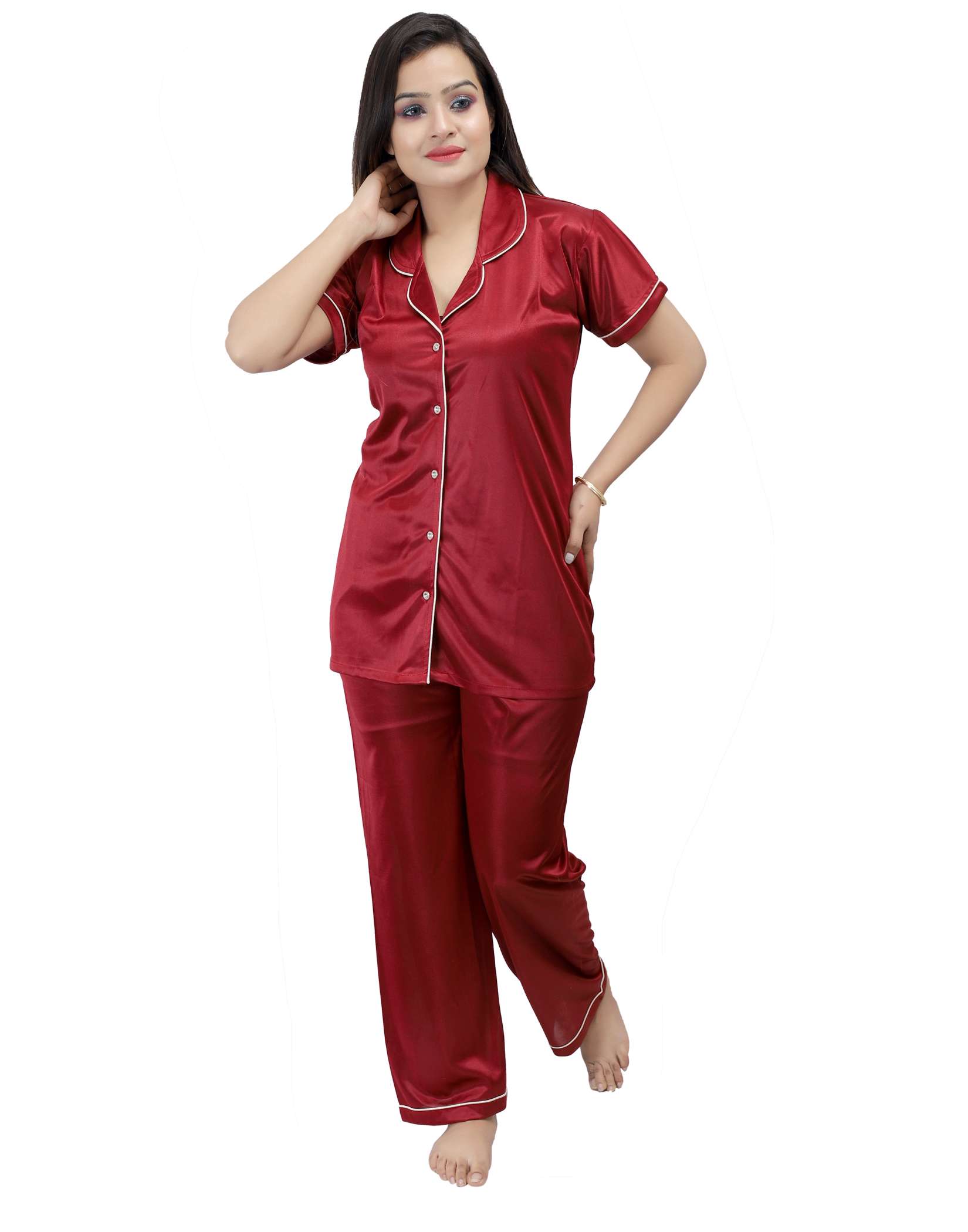 Buy 30 OFF Satin Night Suit For Women & Ladies Night Dress And Nighty