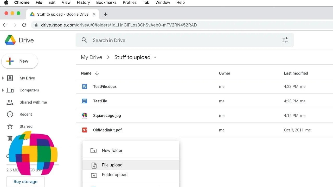 Google Drive How to Upload Files and Folders
