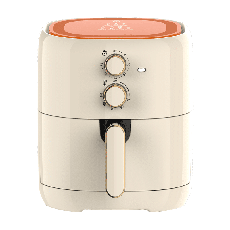 3D AF4LM 4 Liters Nonstick Air Fryer Cream White Ansons