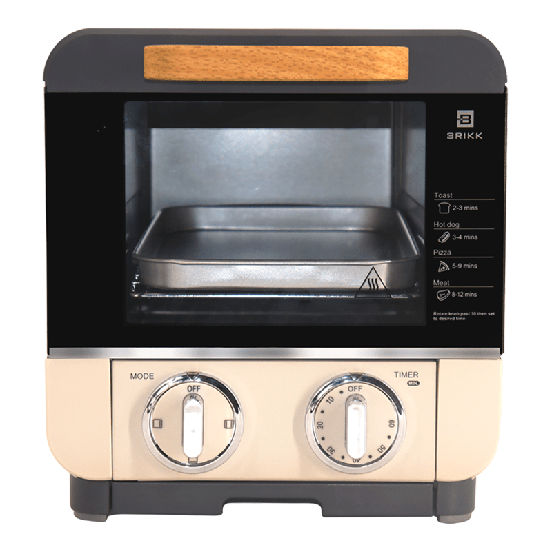Brikk BLOT803CR 8 Liters Retro Oven Toaster Ansons