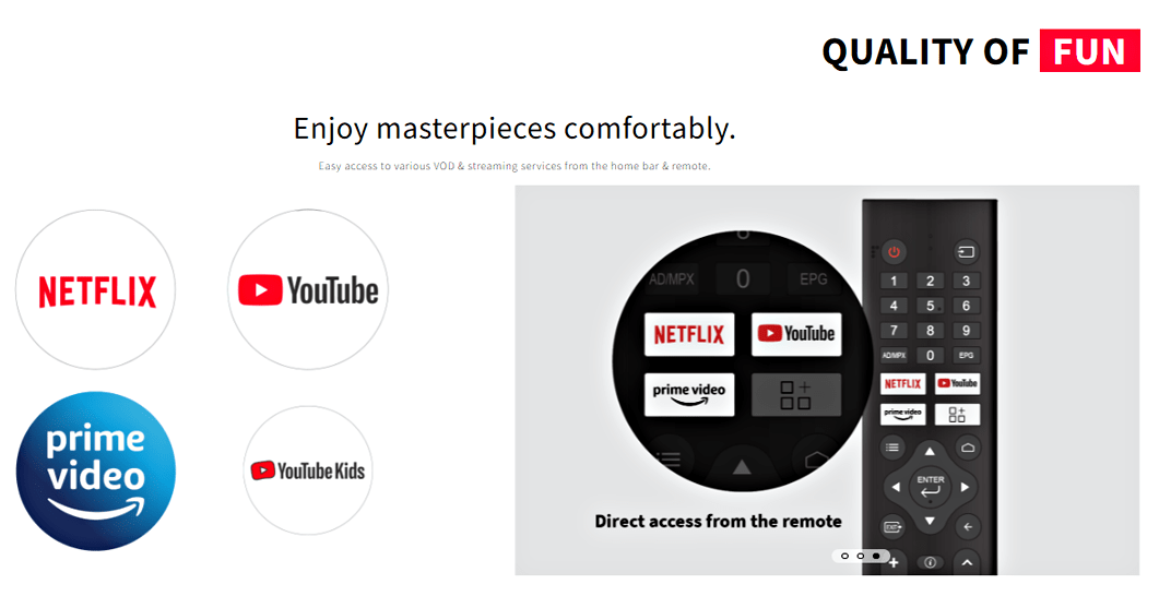 Sharp 2TC42DF1X 42in HD Easy Smart TV Ansons