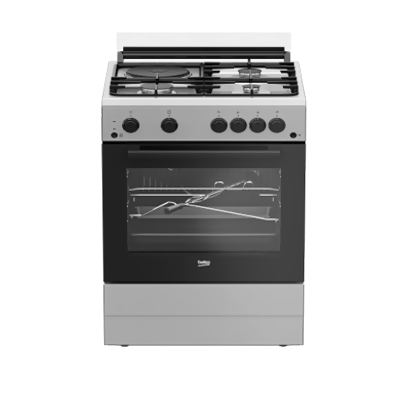 Beko FSG63010GSX 60cm Gas Cooking Range Ansons