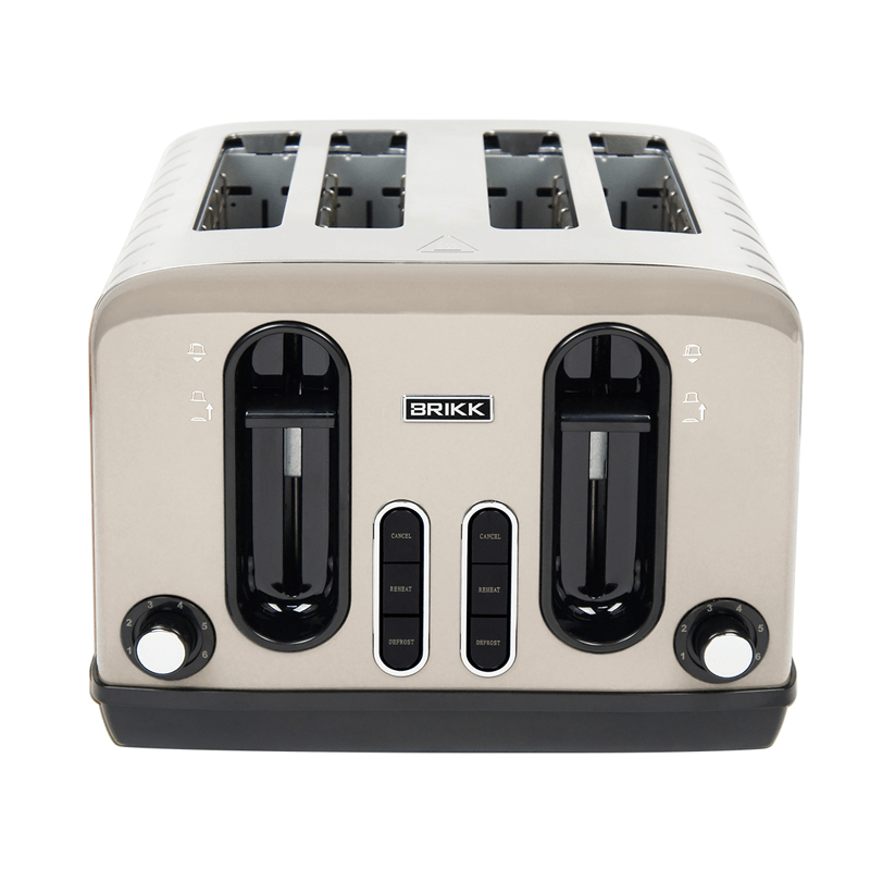 Brikk BHPTSSCR Cream 4Slice PopUp Toaster Ansons