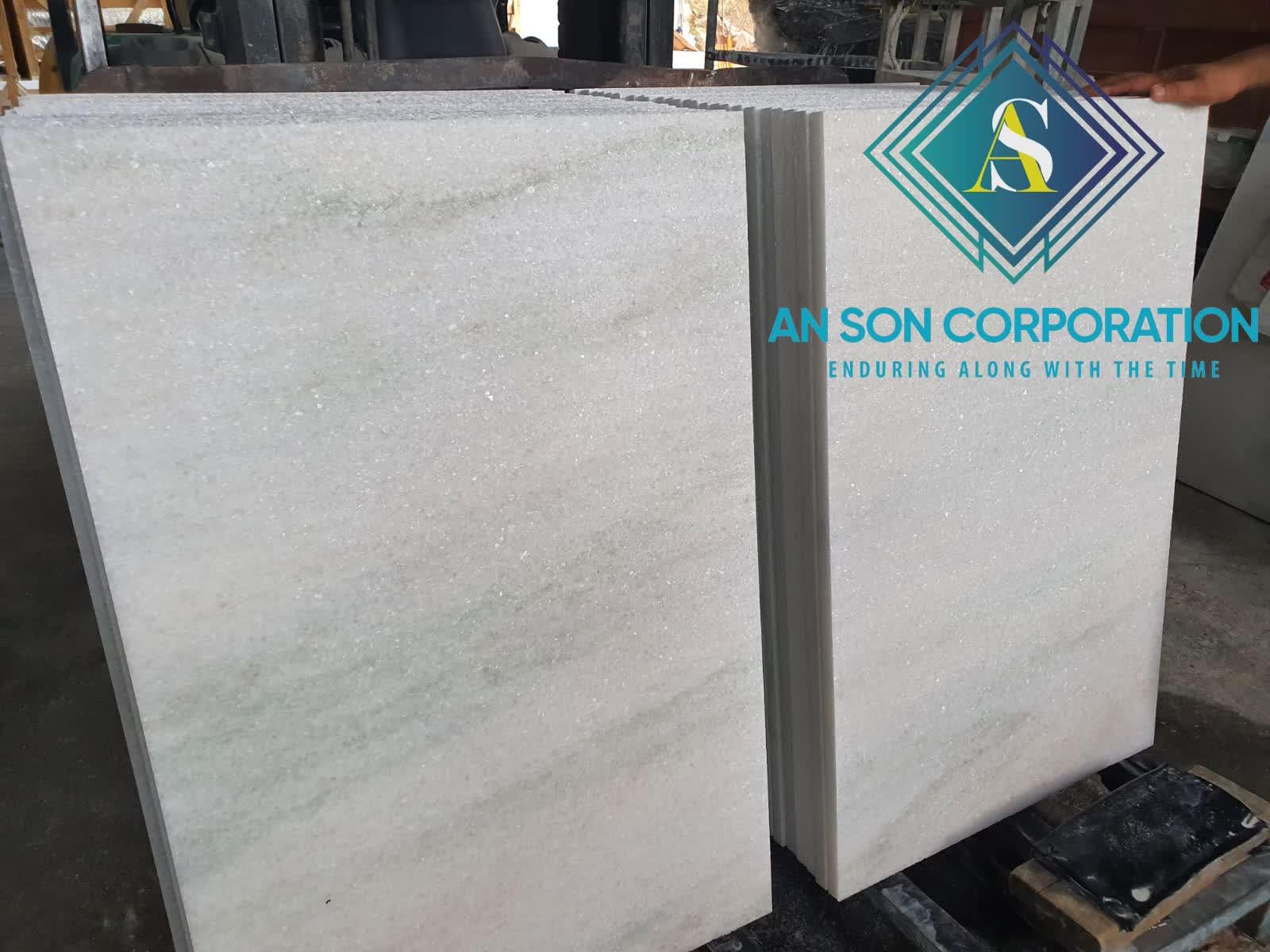 SANDBLASTED WHITE MARBLE GRADE BC AN SON STONE