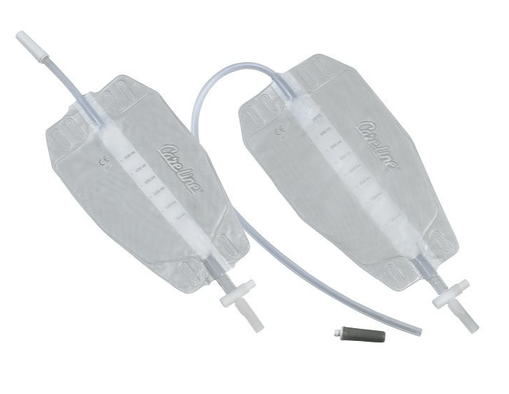 Catheter Leg Bag 500ml/50cm Non Sterile Careline Ansteys Healthcare