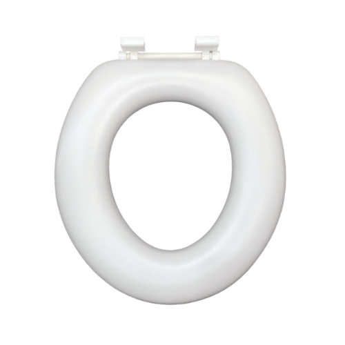 Cush'n Soft White Padded Toilet Seat No Lid Ansteys Healthcare