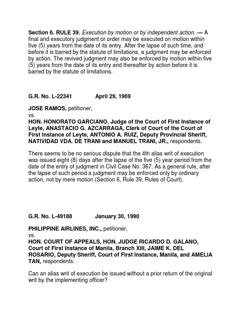 What Does Alias Writ Of Arrest Mean