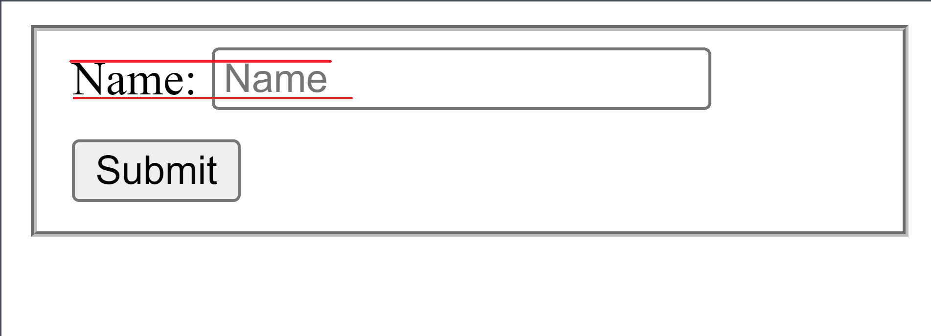 How to vertically align label next to input form in flexbox CSS Kevin