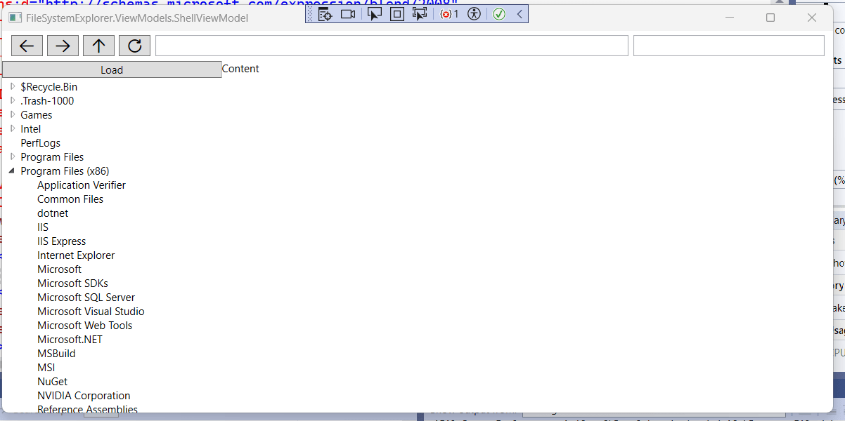 TreeView scrollbar isn't visible C