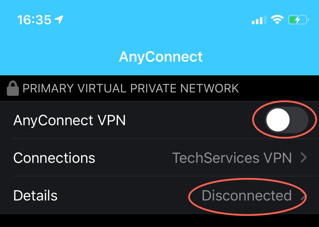 VPN, CISCO AnyConnect, Installing for iPhone, iPad, and iPod Touch