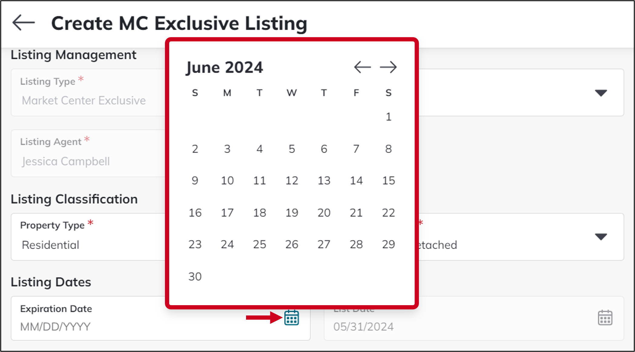 Quickly Create an Internal Listing for an Opportunity KW Answers