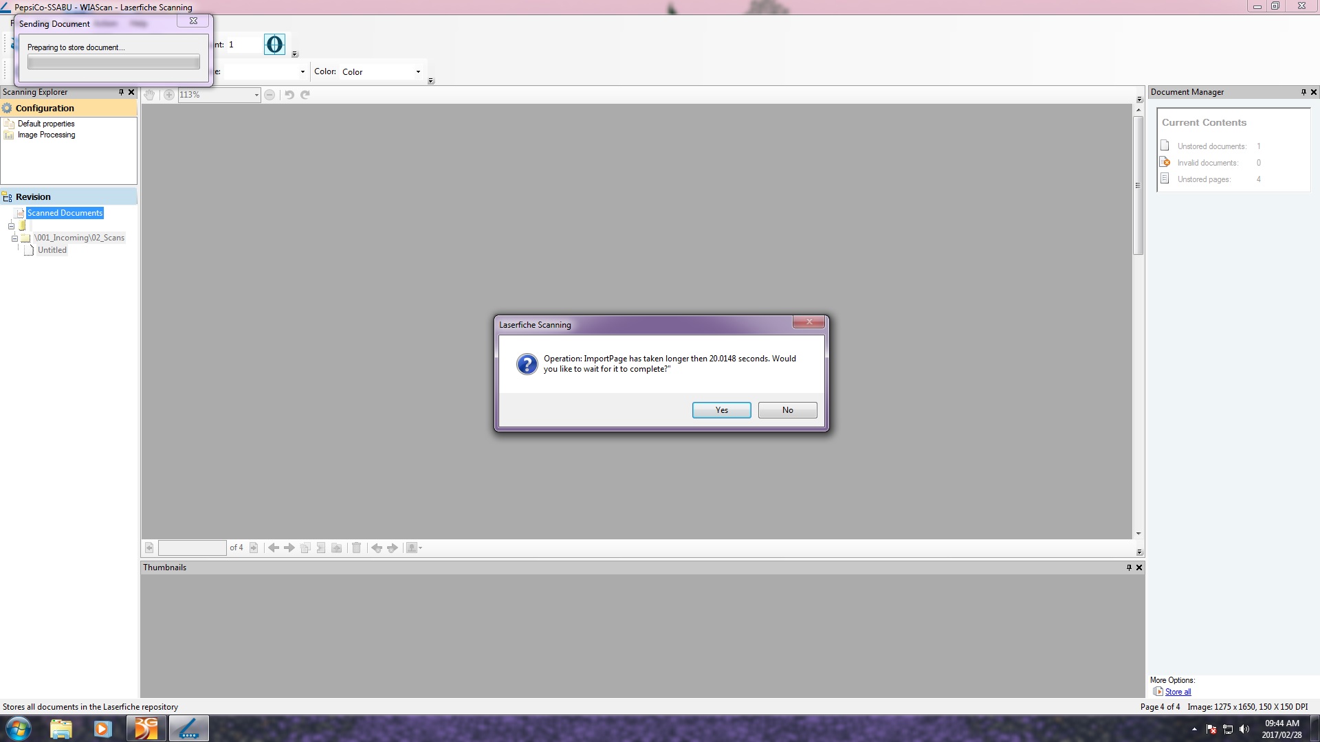 the underlying connection was closed an unexpected error occurred on a
