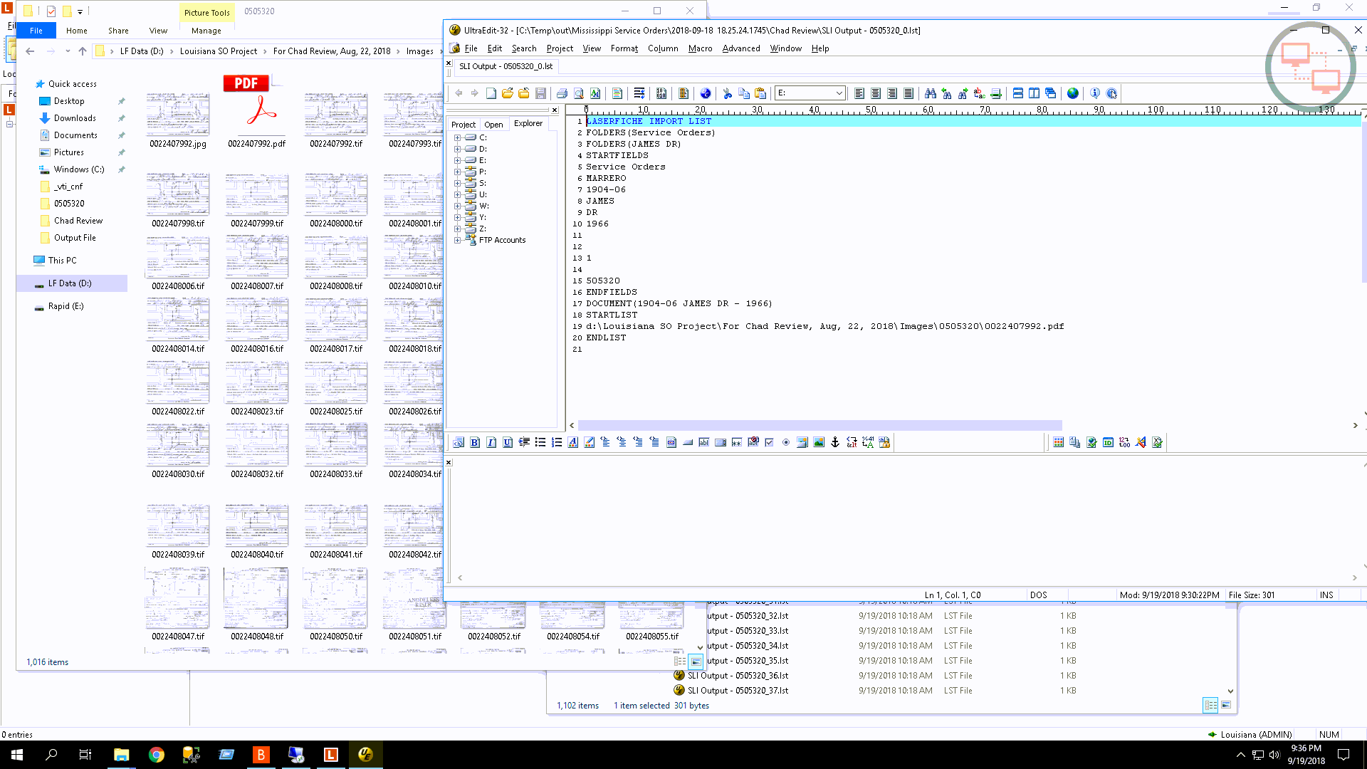error 6410 when importing an LST file Laserfiche Answers