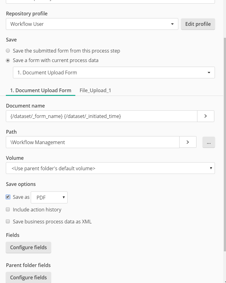 Save to Repository in Forms was working, then not working Laserfiche