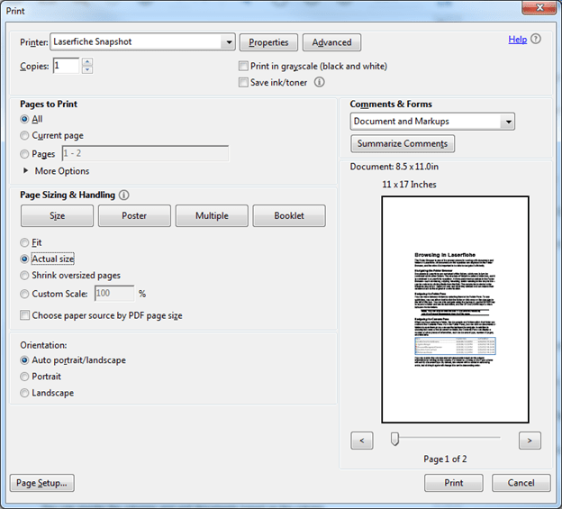 Snapshot Resize Image and Page Laserfiche Answers