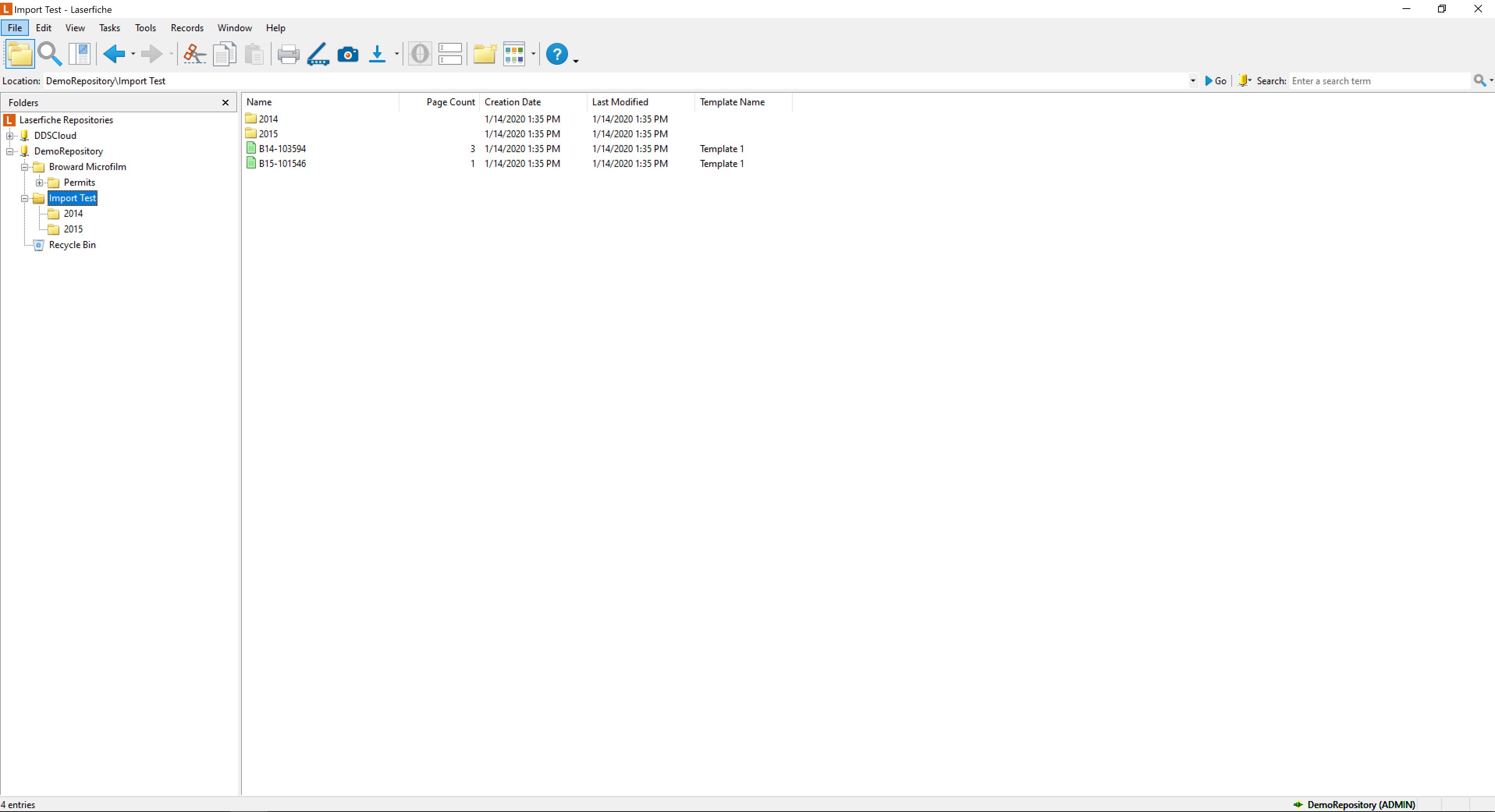 Importing with .LST Files FOLDERS() Directive Laserfiche Answers