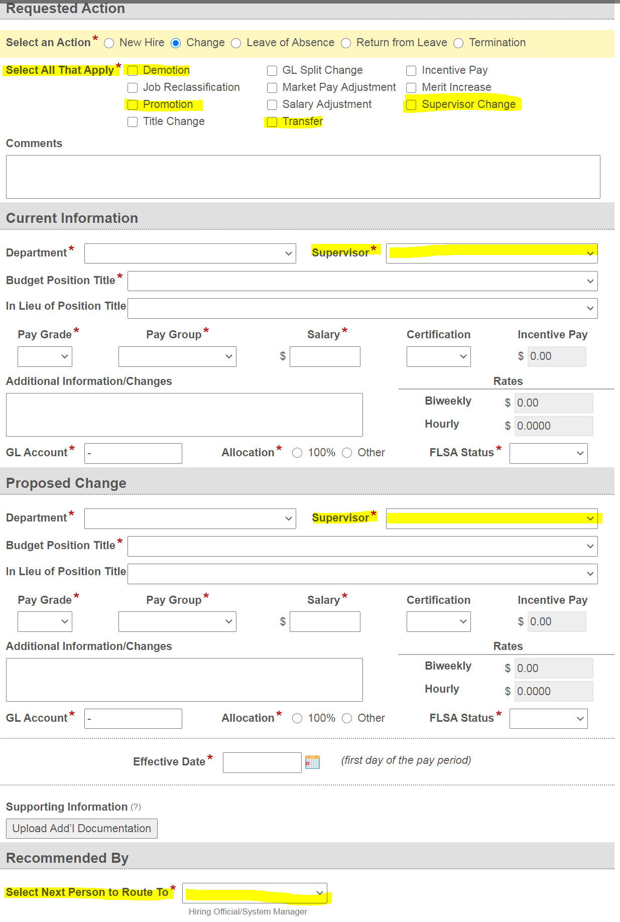 Help with JS to control the display of a field based on three other