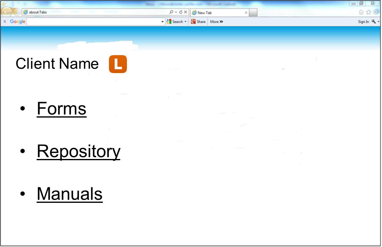 Access to Laserfiche Forms through our Website using a Login