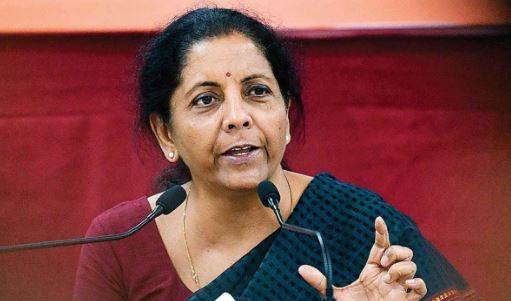 who is the finance minister of india in 2020