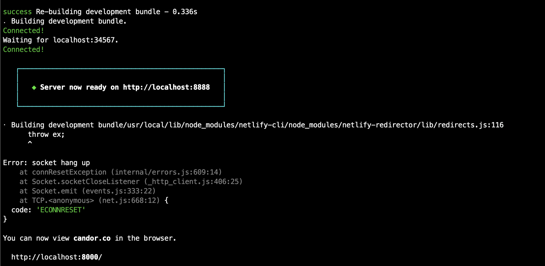 "Error socket hang up" is there a cure for random socket errors