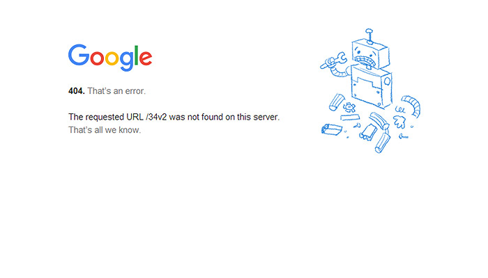 Error 404 Pages Of Popular Websites Antara's Diary
