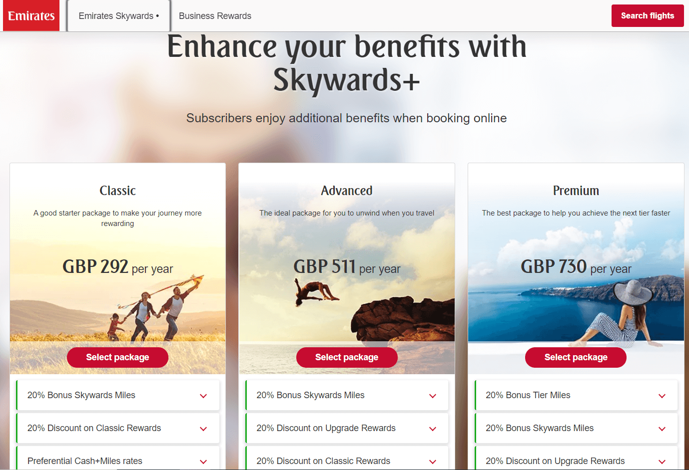 Emirates Loyalty Program Skywards and Higher!