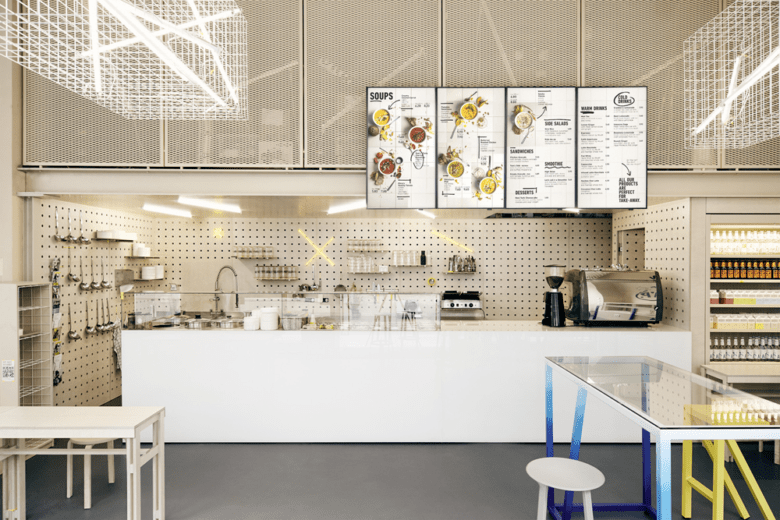 3 Different Fast Food Shop Restaurant Interior Designs