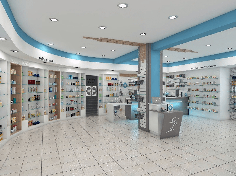 Modern Pharmacy Interior Design The Functional Display Solution For