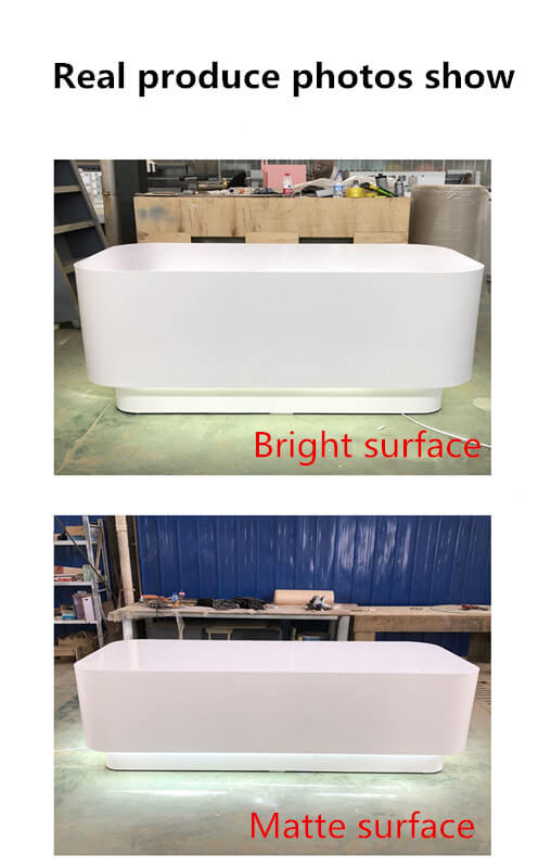 Cell Phone Display Table Useful Smart Phone Experience Counter in White