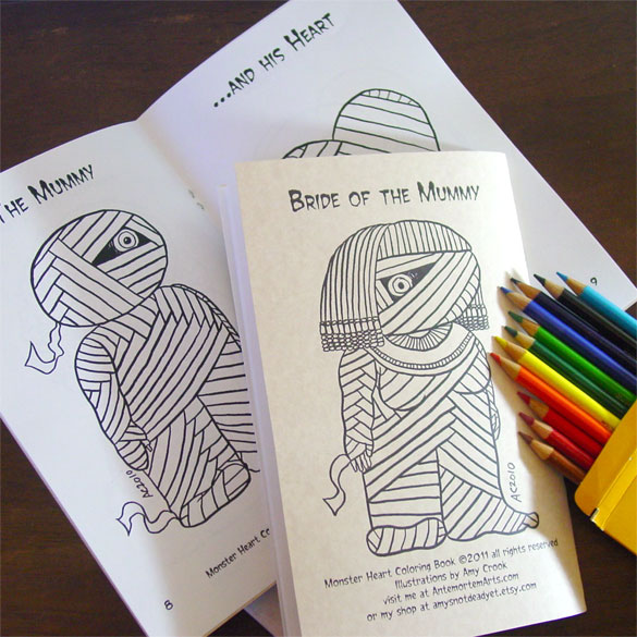 Monster Heart Coloring Book « Antemortem Arts Fine Art & Custom Paintings