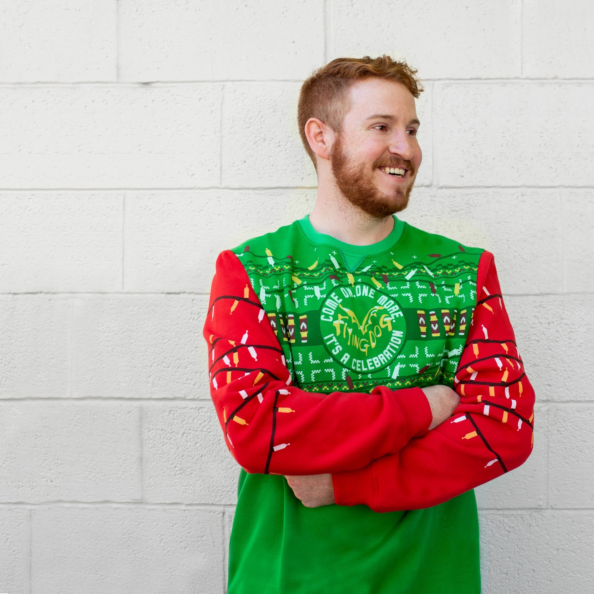 Flying Dog Custom Holiday Sweater Anthem