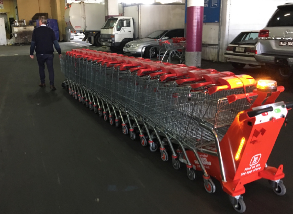 Red Rover Supermarket Trolley Collector has scored a spot in the 2018