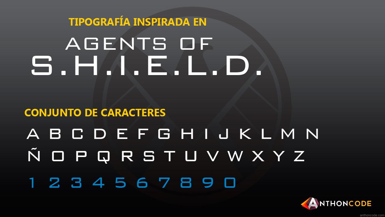 Font Agents of SHIELD MARVEL Font