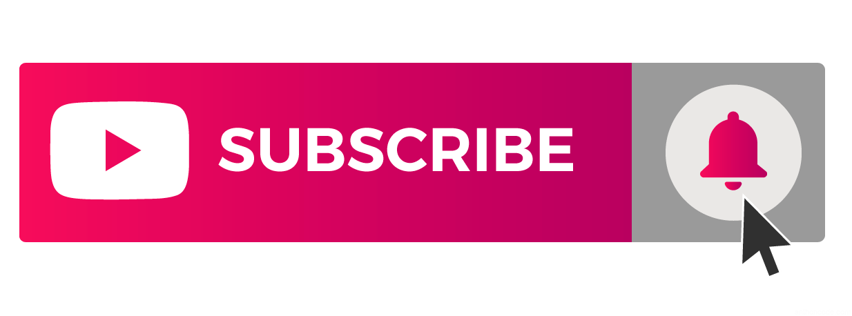 YouTube Subscribe button png vector + Notification Bell