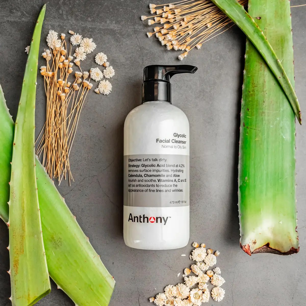 Glycolic Acid Facial Cleanser 4.2 Sulfatefree Face wash Anthony