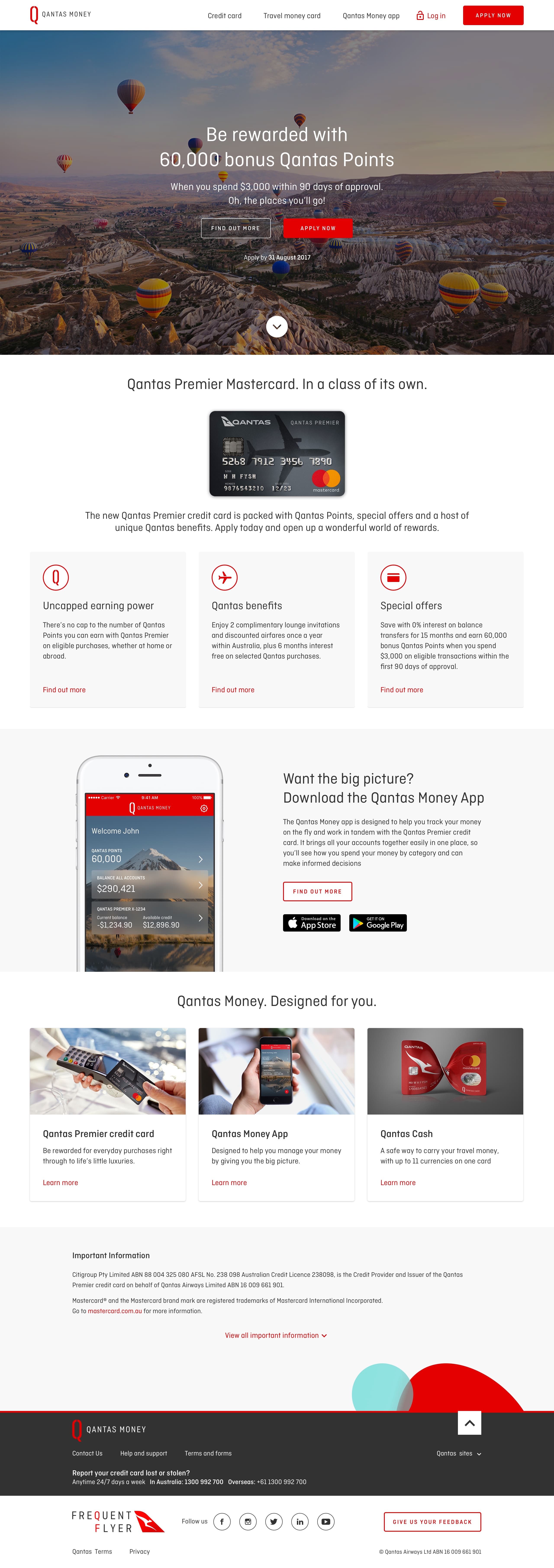Anthony Spano Productions Qantas Money Personal financial